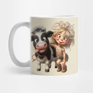 Photo With A Cow Mug